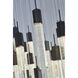 Canada 41 Light 35.4 inch Black Chandelier Ceiling Light